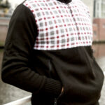 Karirani vuneni džemper