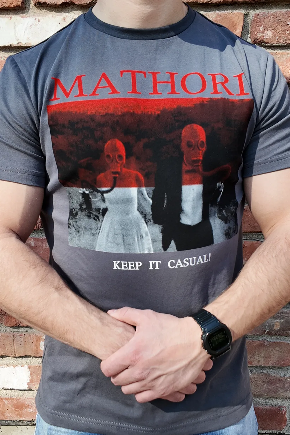 Majica Mathori Keep It Casual - Siva