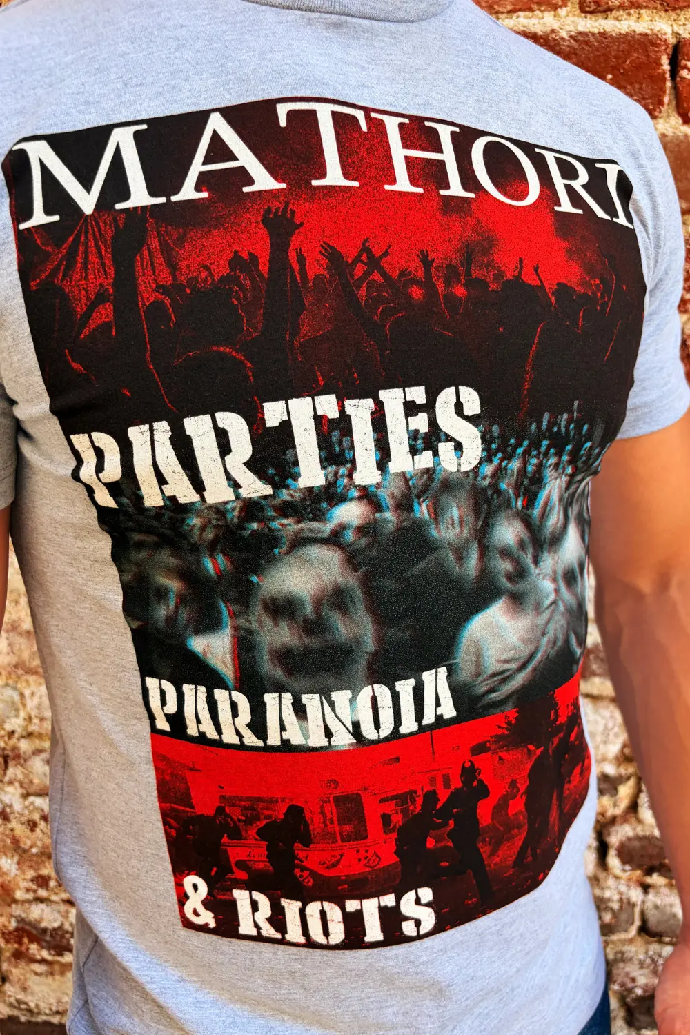 Majica Mathori Parties, Paranoia & Riots (2)